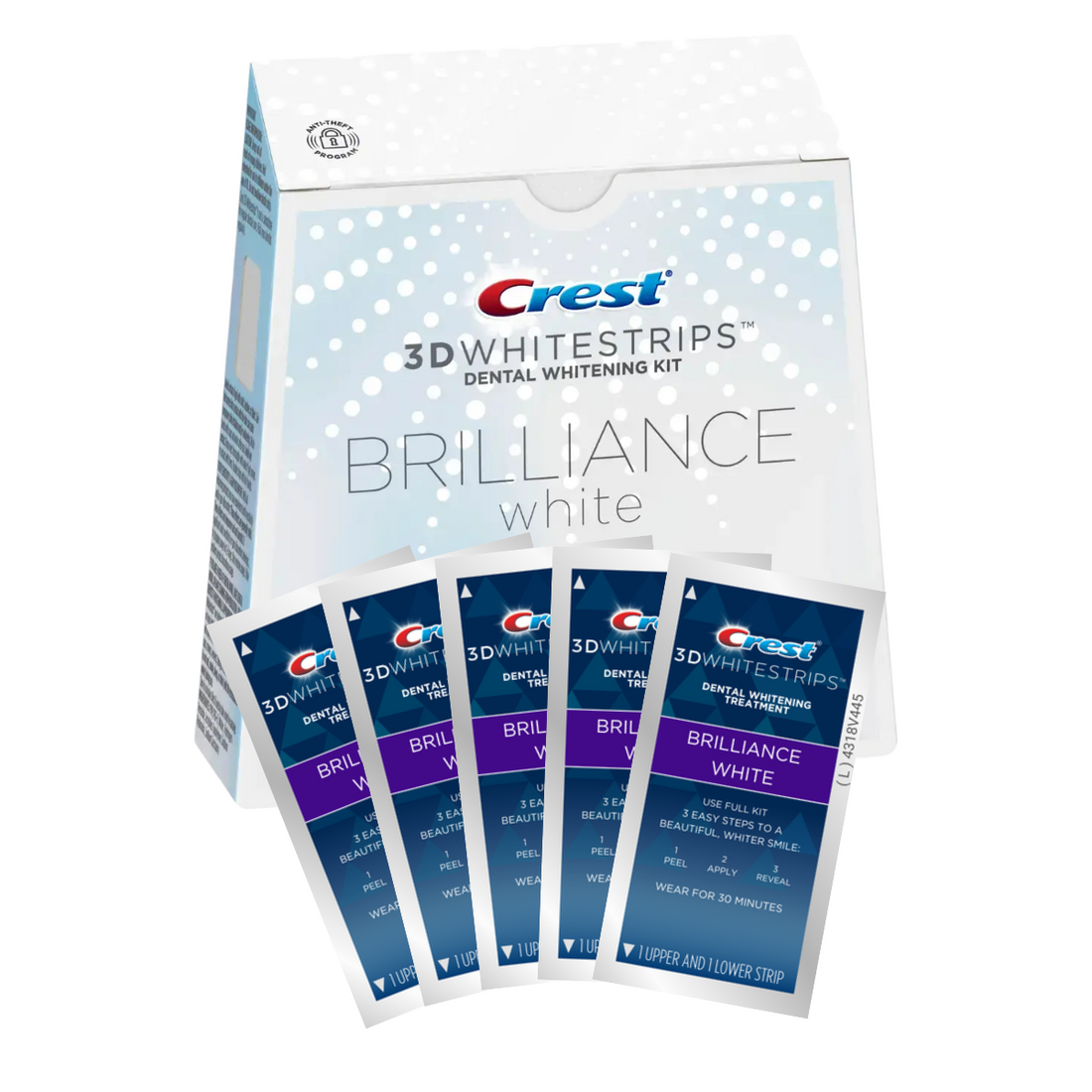 Paski Wybielające Crest 3D Whitestrips Brillance White