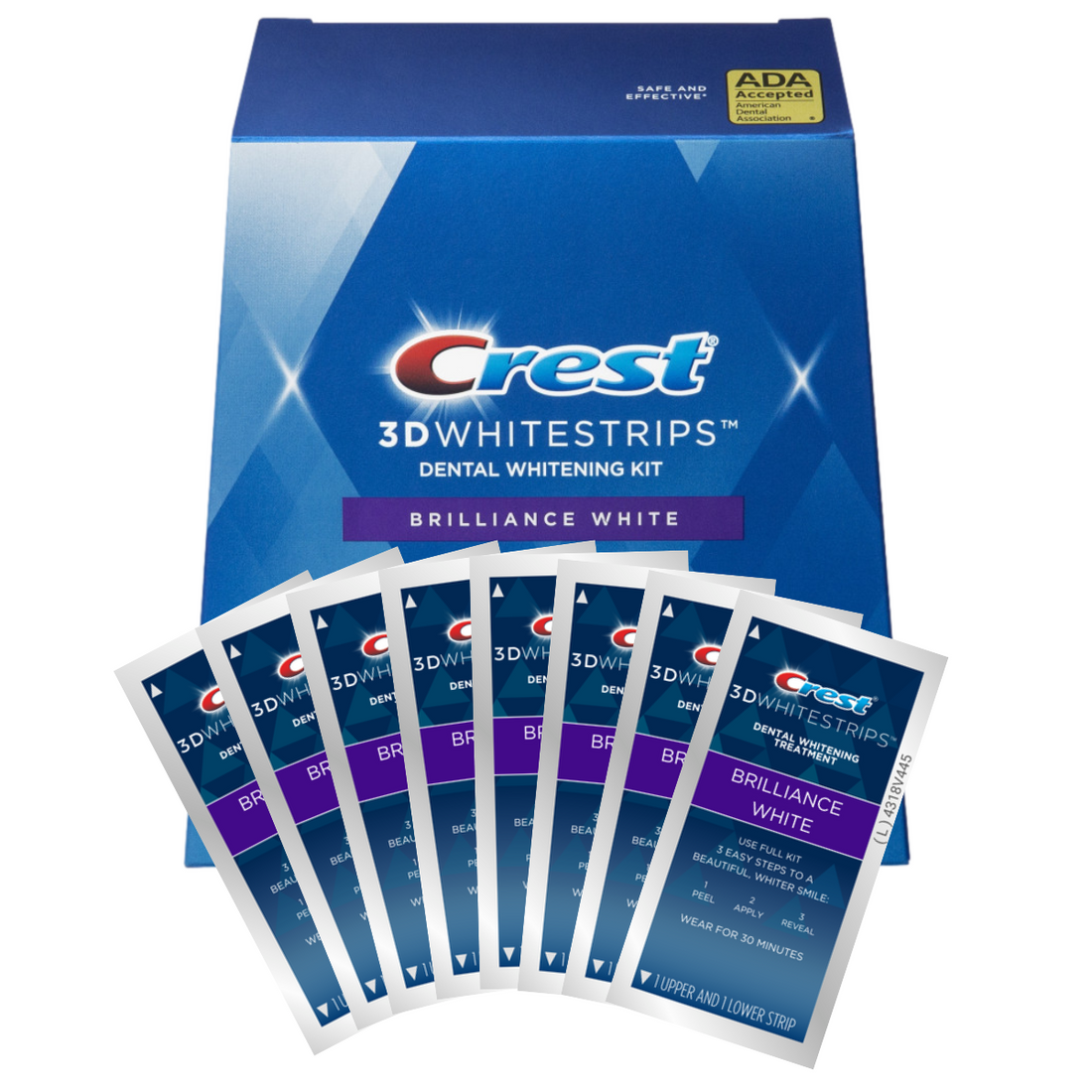 Paski Wybielające Crest Brilliance White 9 Levels Whiter Whitestrips