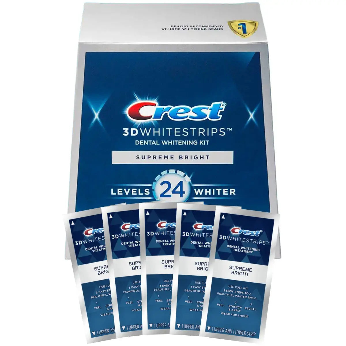 Paski Wybielające Crest Supreme Bright 24 Whitestrips