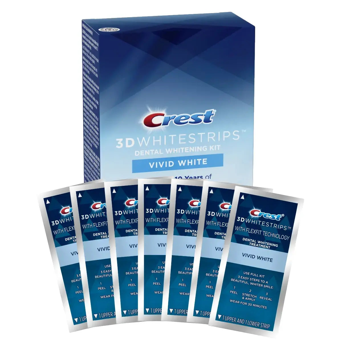 Paski Wybielające Crest 3D Whitestrips Vivid