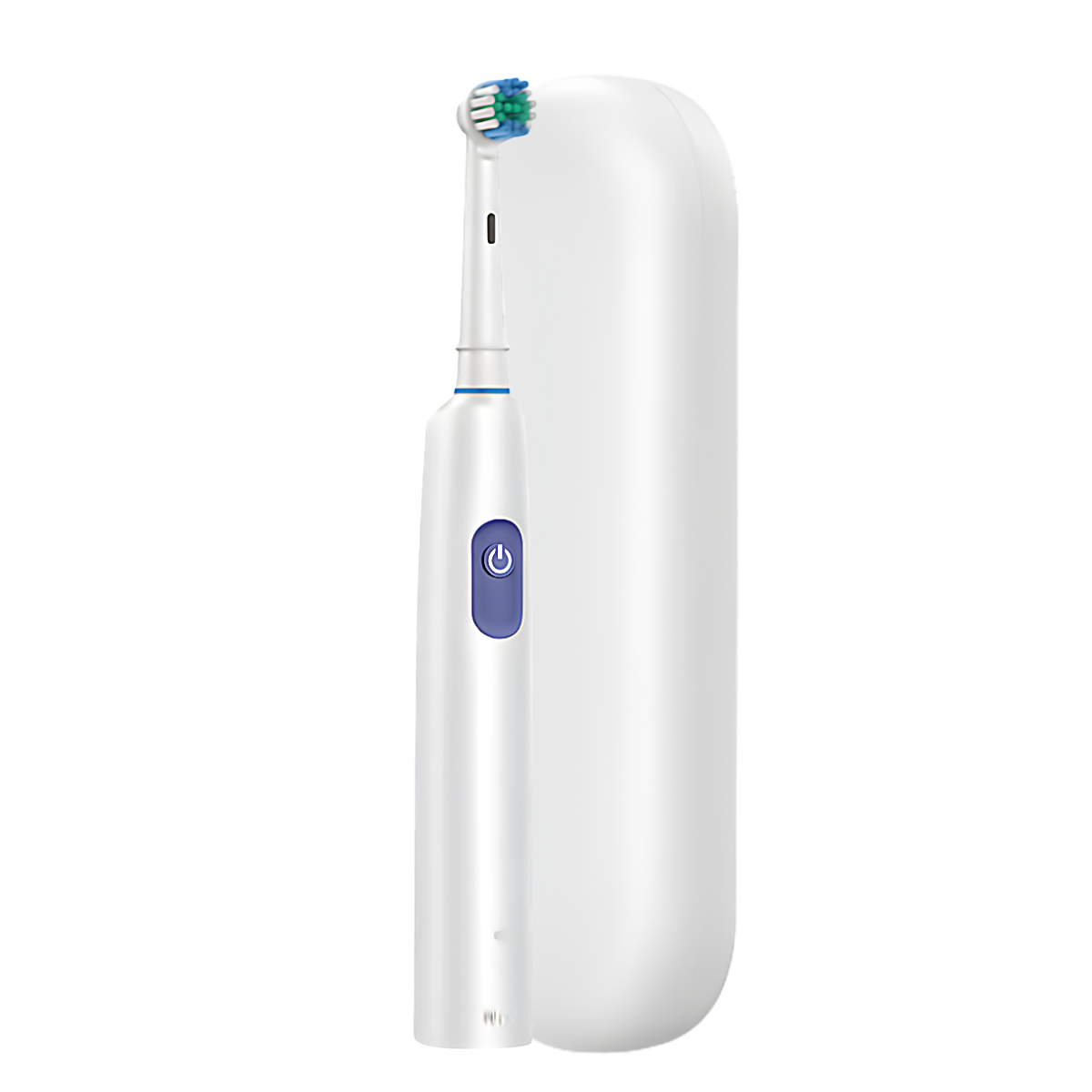 Szczoteczka Elektryczna Do Zębów Deep Clean Biała + 4 Głowice