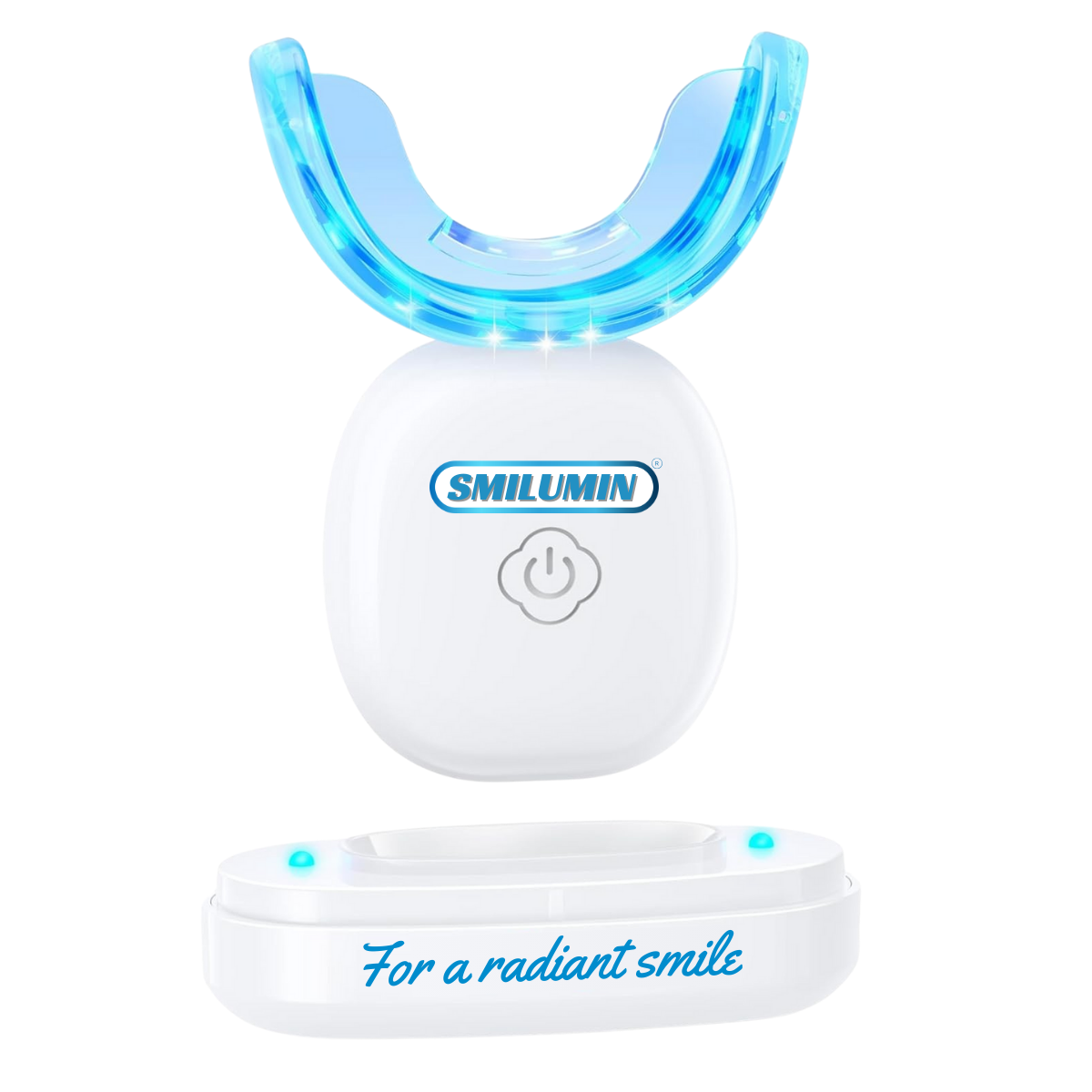 Smilumin Box Do Wybielania Zębów z Paskami i Lampą LED