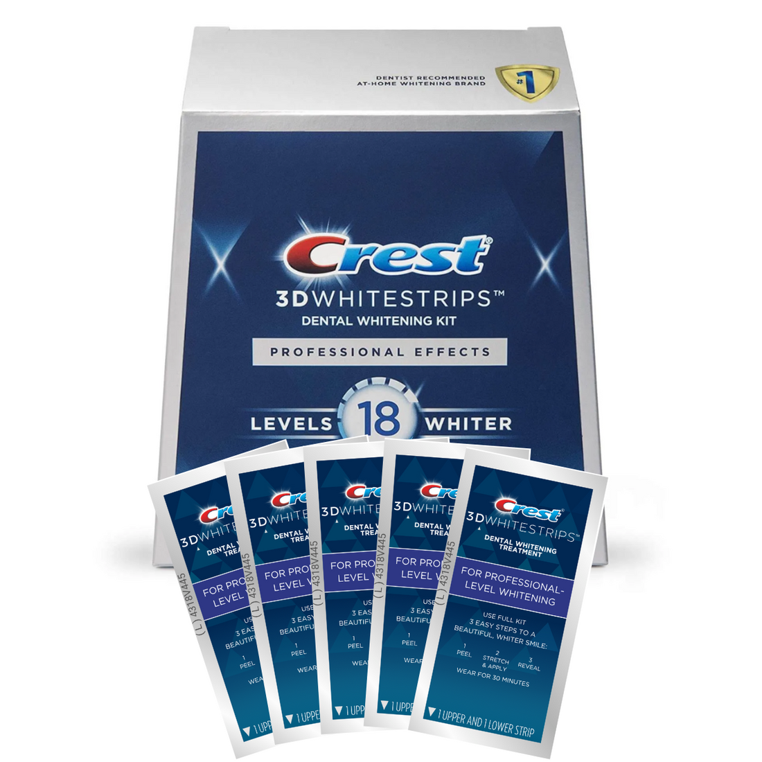 Paski Wybielające Crest Professional-Level 18 Whitestrips