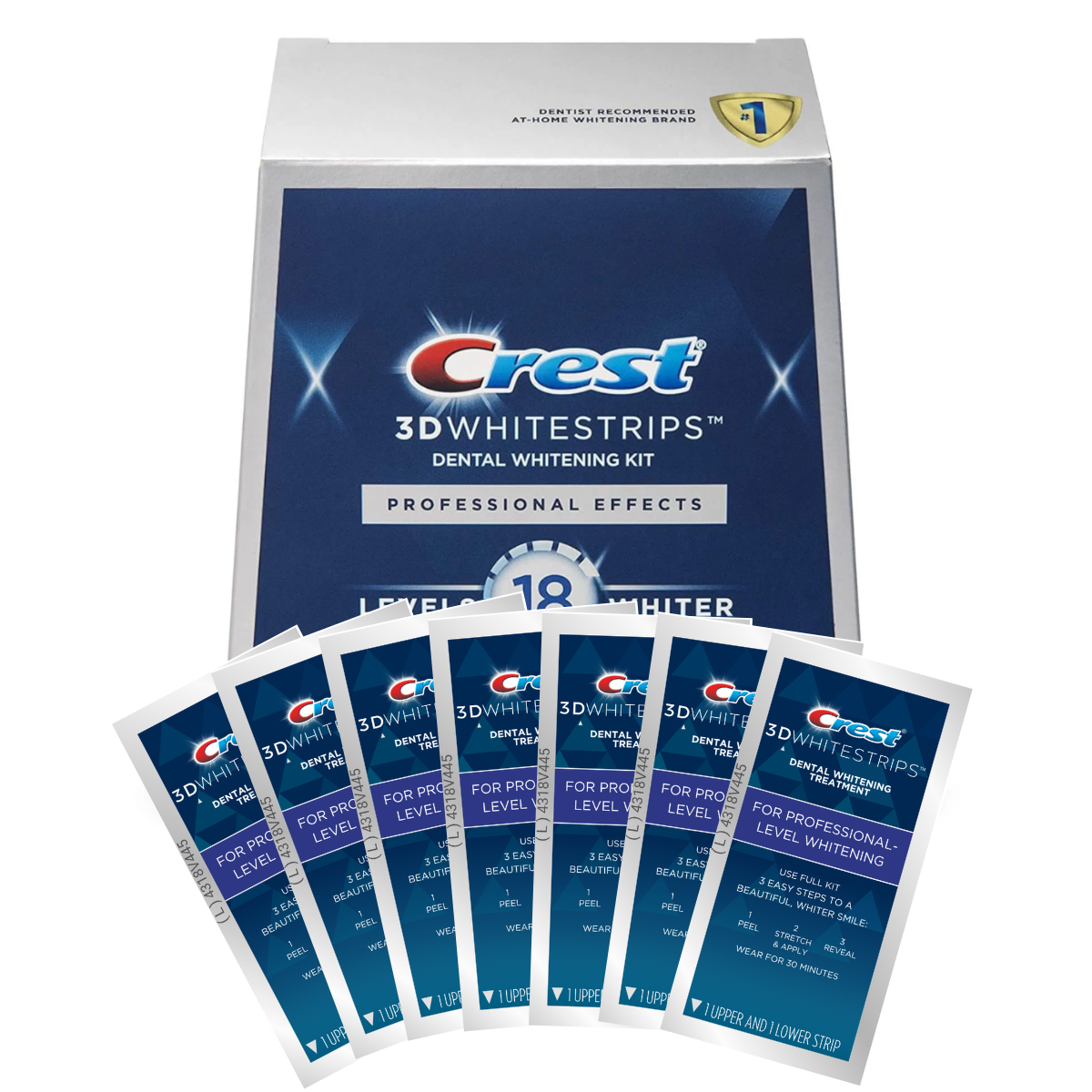Paski Wybielające Crest Professional-Level 18 Whitestrips