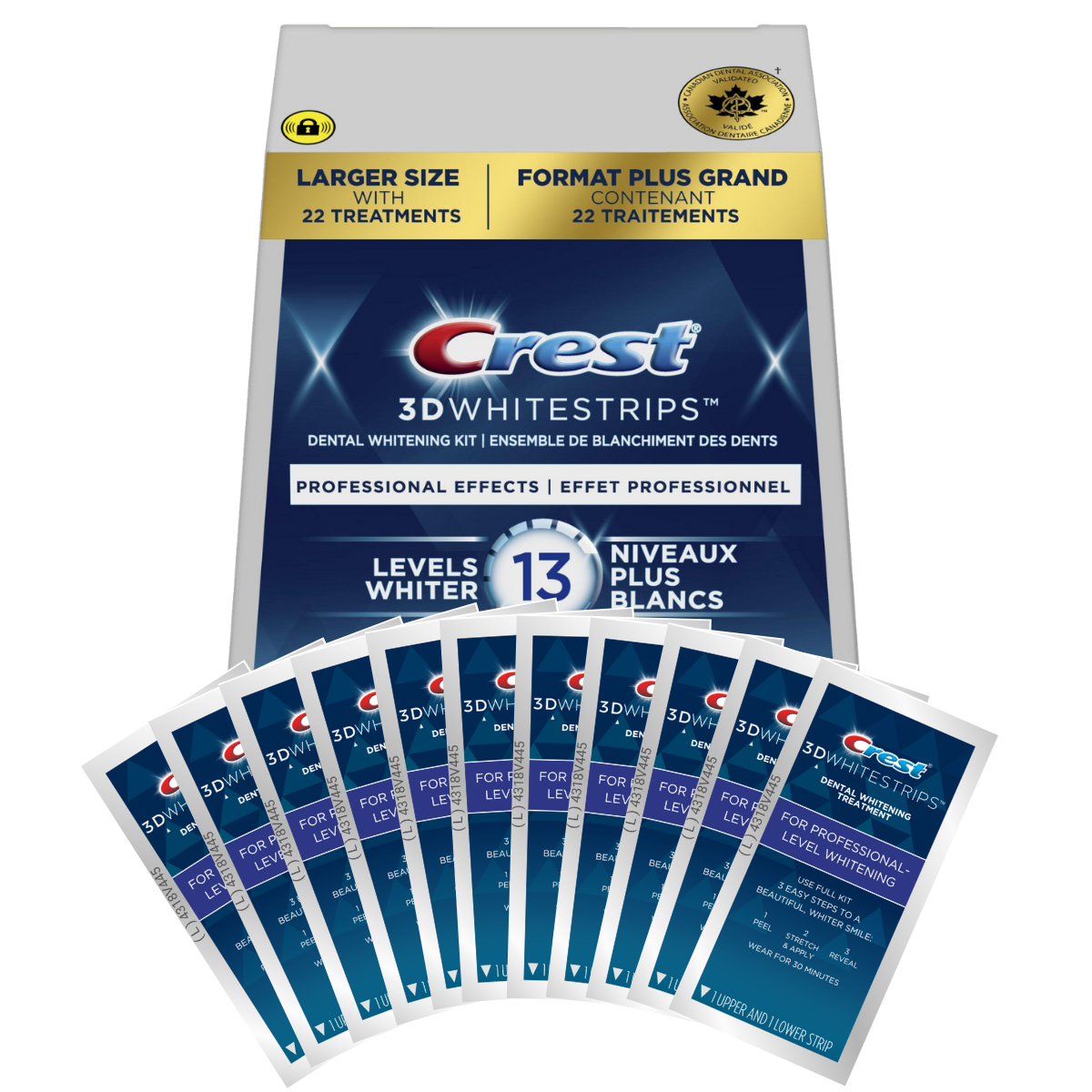 Paski Wybielające Crest Professional Effects 13 Levels Whiter Whitestrips