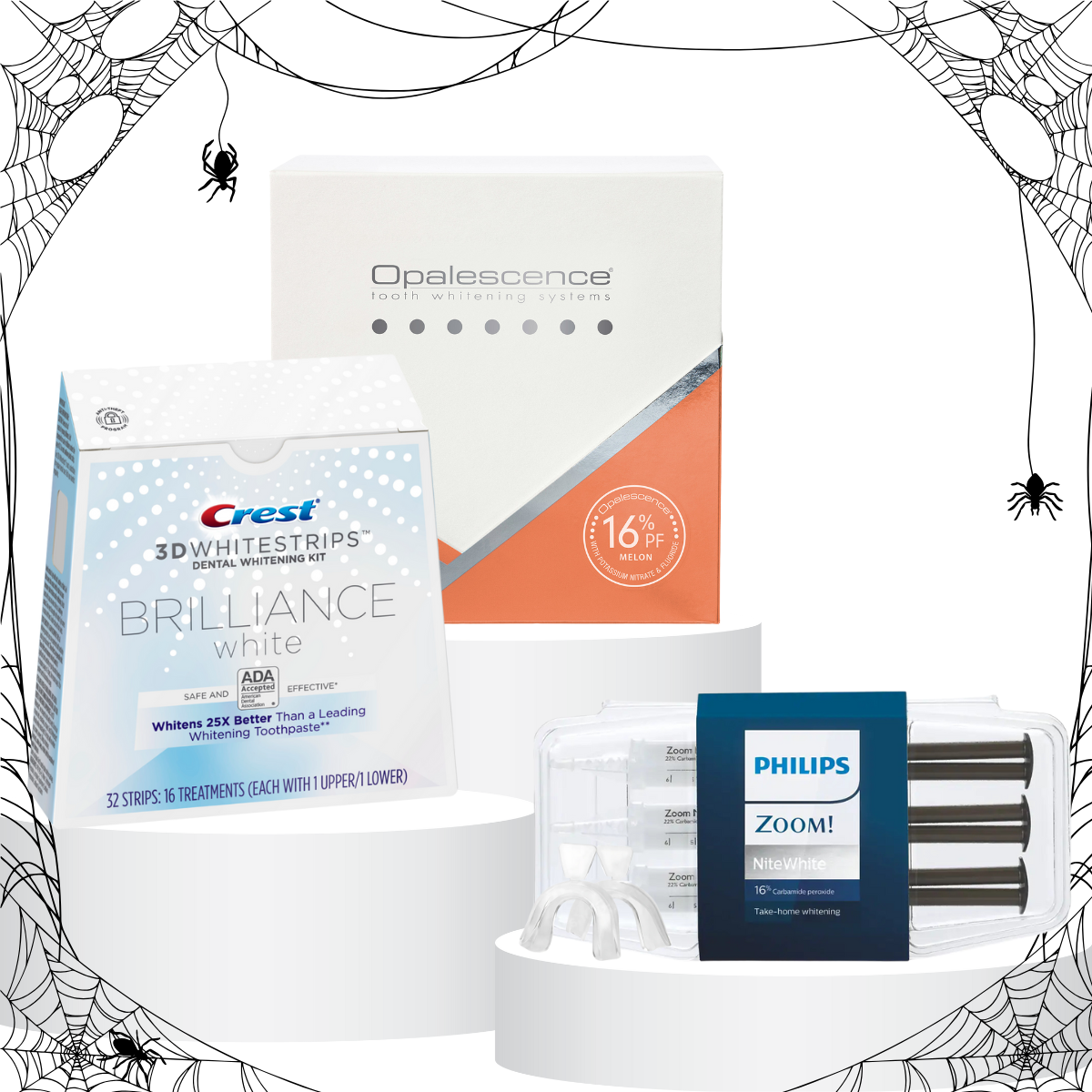 Zestaw do Wybielania Zębów – Crest Brilliance + Opalescence PF16% + Philips Zoom 16%