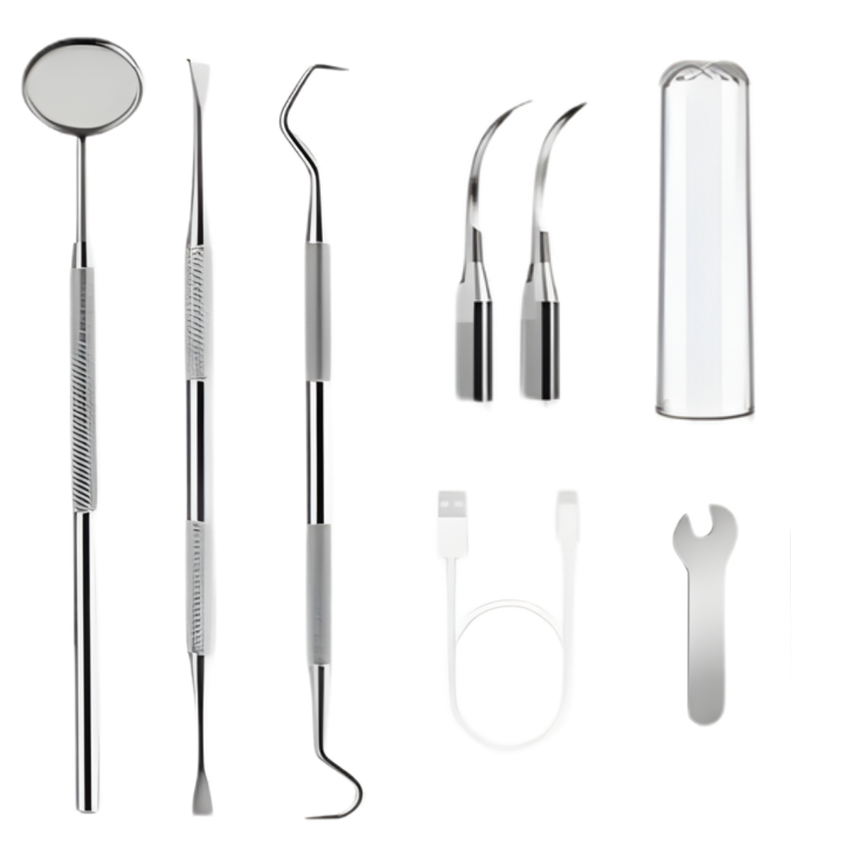 Skaler Ultradźwiękowy Do Zębów T6 USB + Końcówki