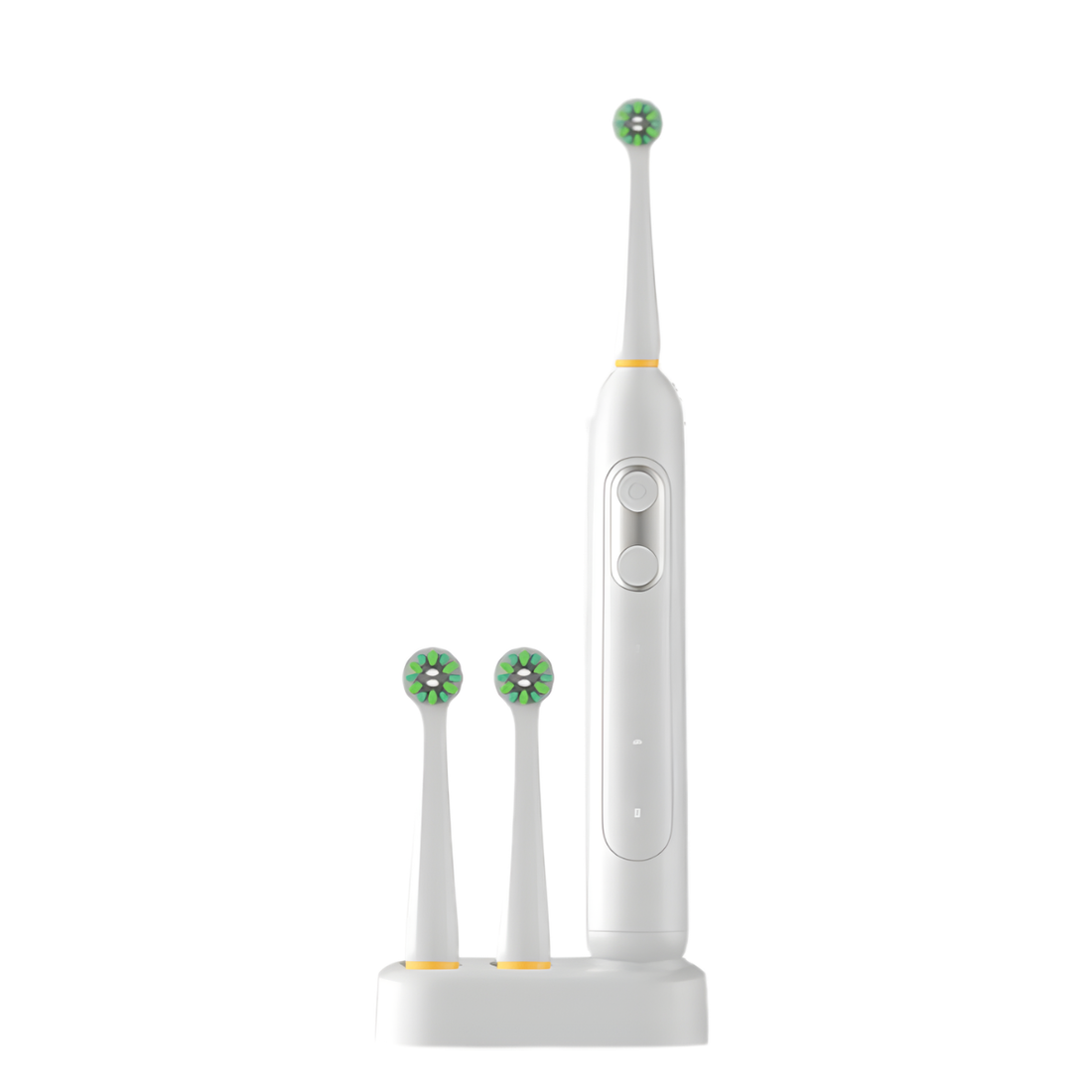 Szczoteczka Elektryczna Do Zębów Biała + 2 końcówki + Sterylizator UV