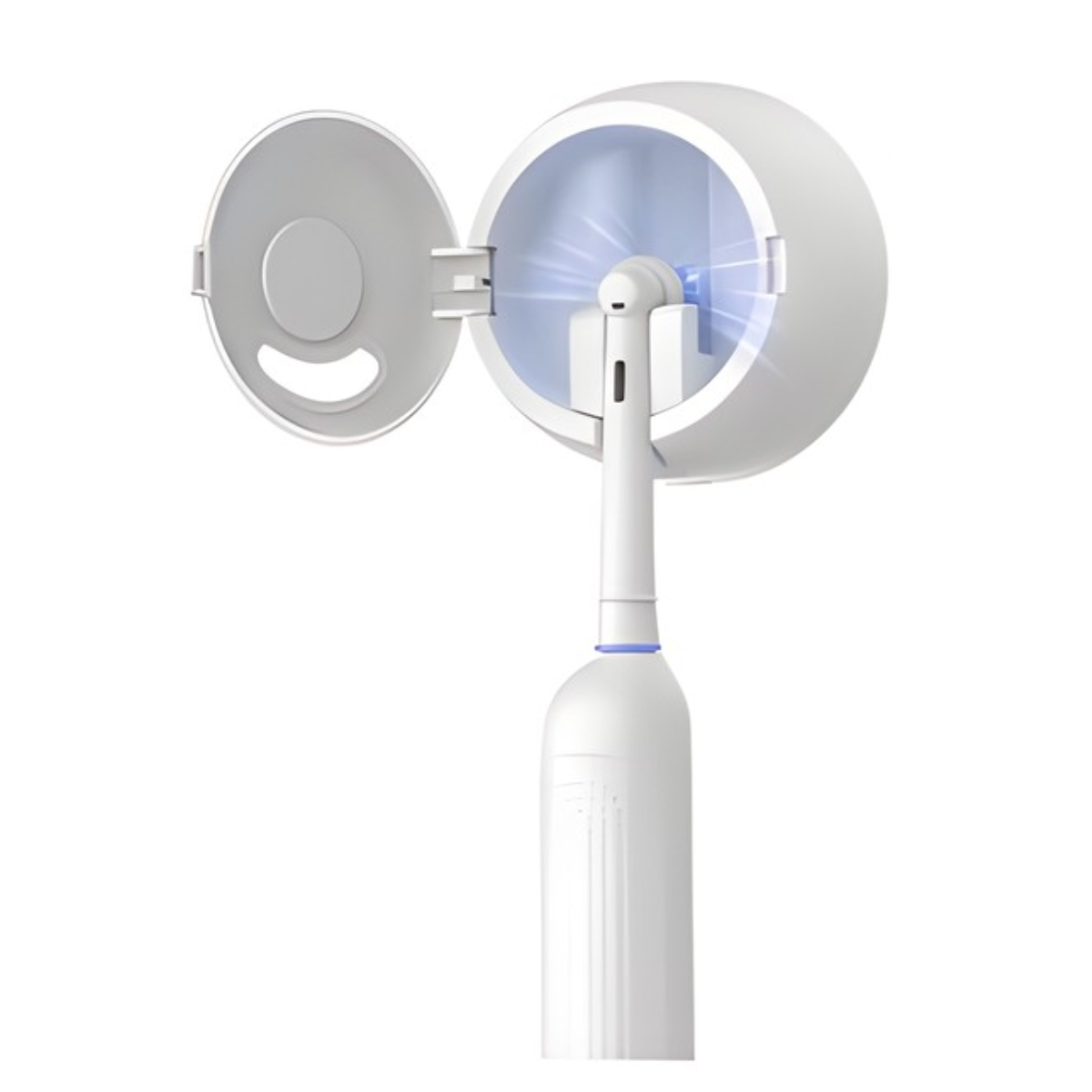 Szczoteczka Elektryczna Do Zębów Czarna + 2 końcówki + Sterylizator UV