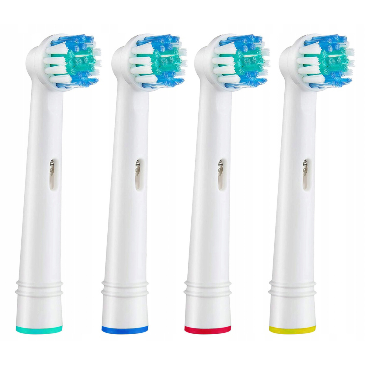 Zestaw 8 Końcówek Zamiennych Do Szczoteczek Braun Oral-B - EB17-P Białe & Czarne