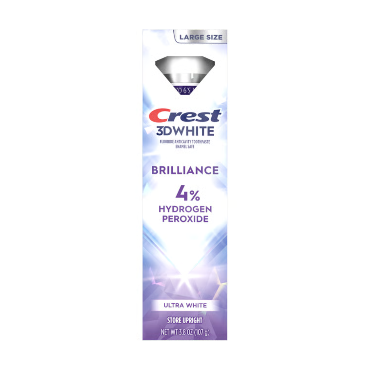 Pasta Do Zębów Crest 3D White Brilliance 4% Hydrogen Peroxide Ultra White 107g