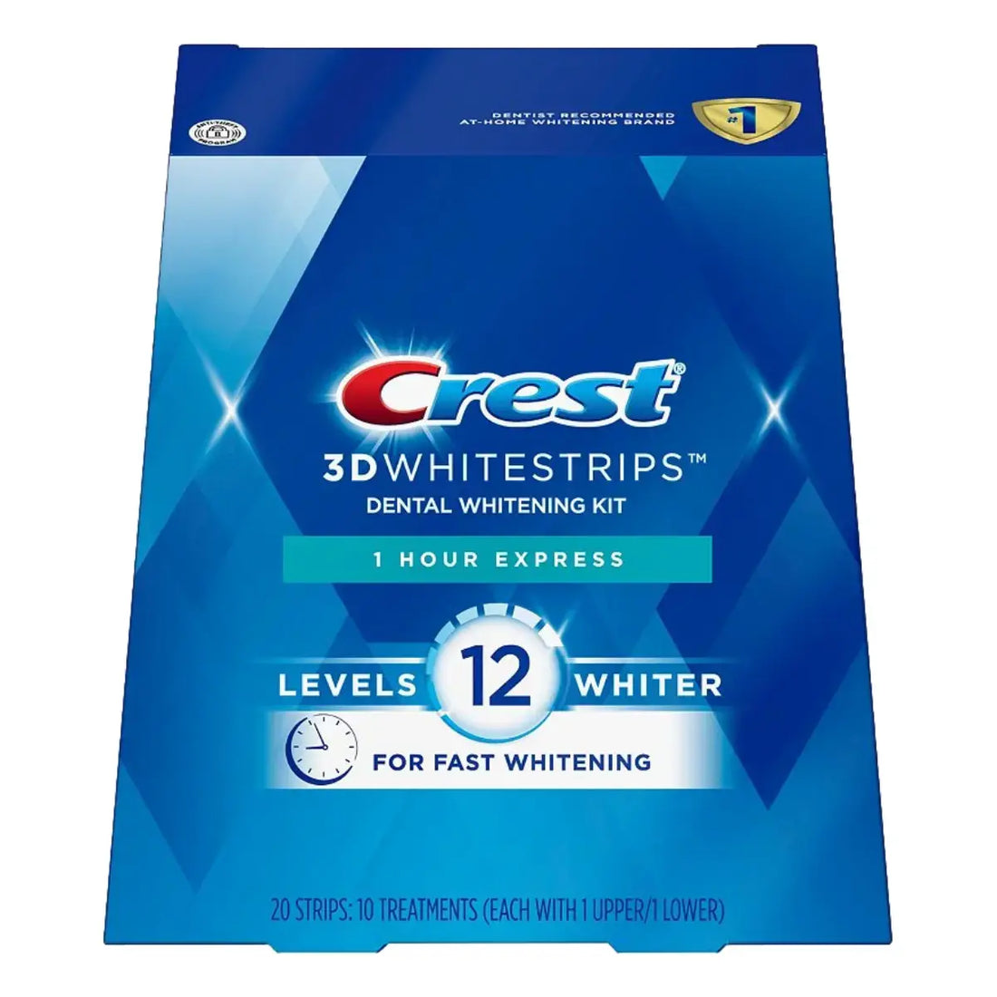 Paski Wybielajace Crest 1 Hour Express 12 Levels Whiter Whitestrips