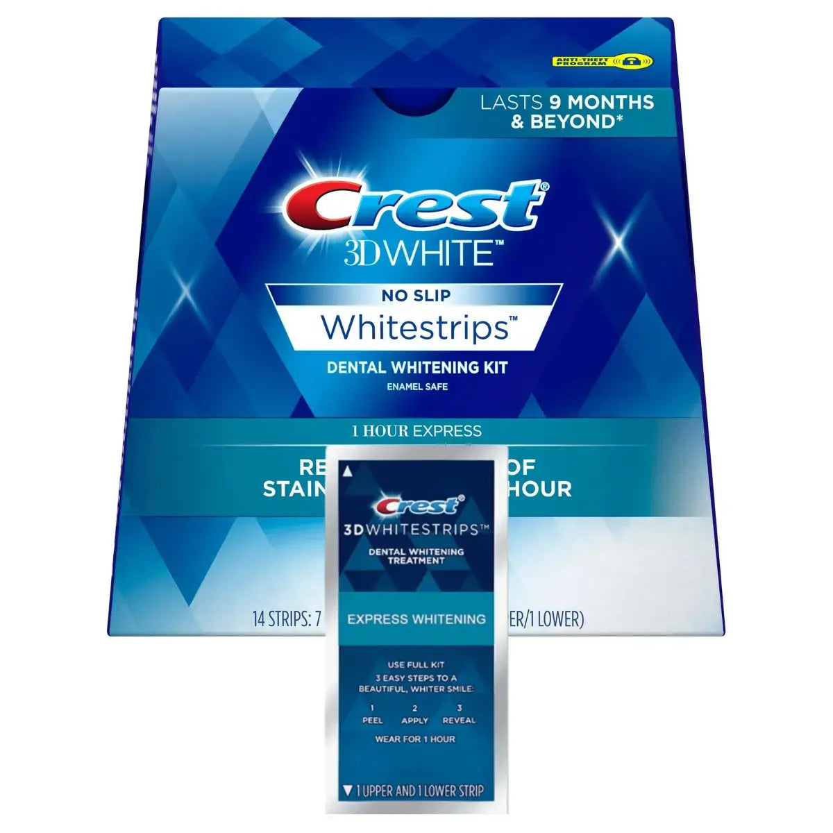 Paski Wybielający Crest 3D Whitestrips 1 Hour Express