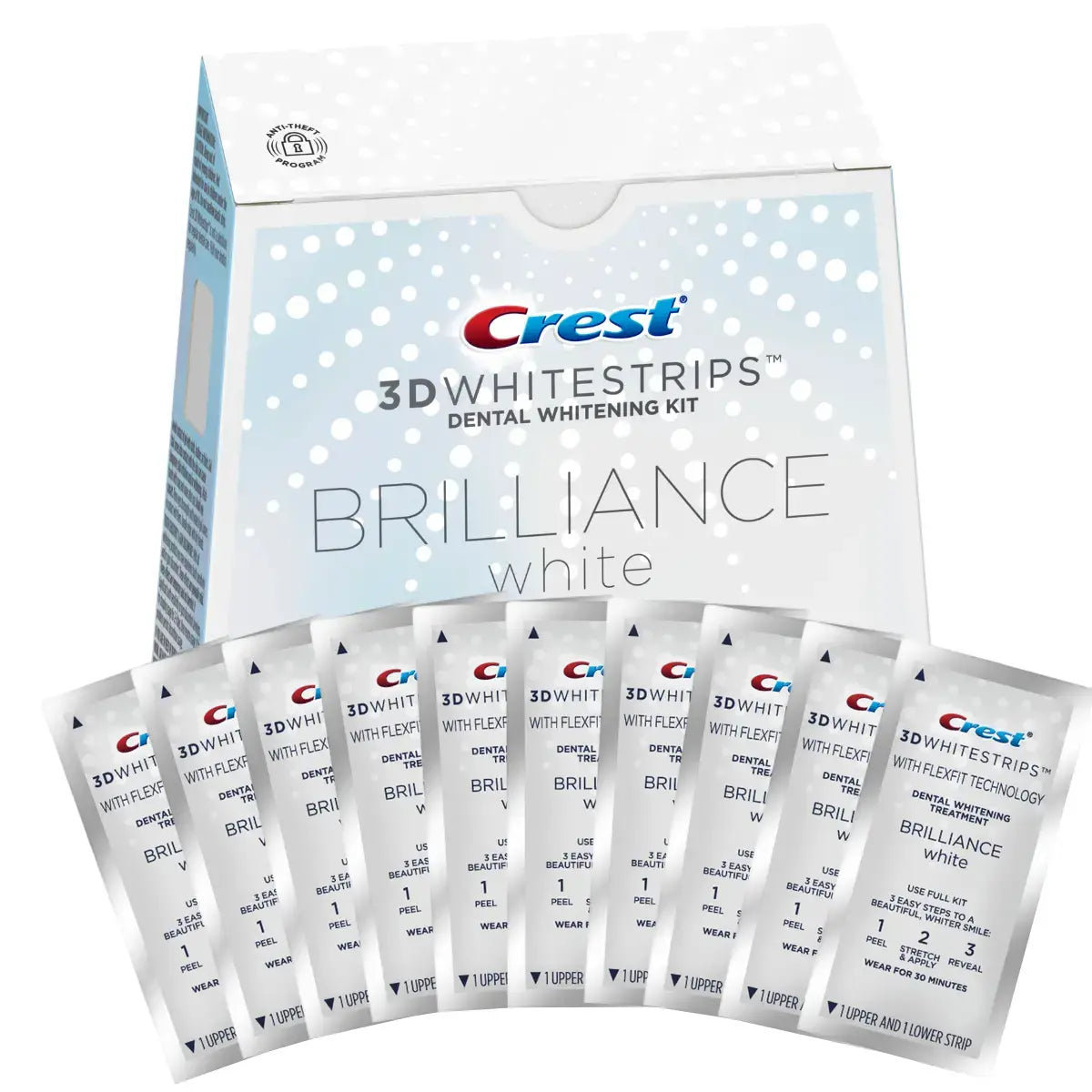 Paski Wybielające Crest 3D Whitestrips Brillance White