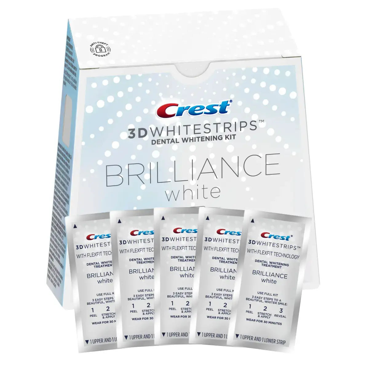 Paski Wybielające Crest 3D Whitestrips Brillance White