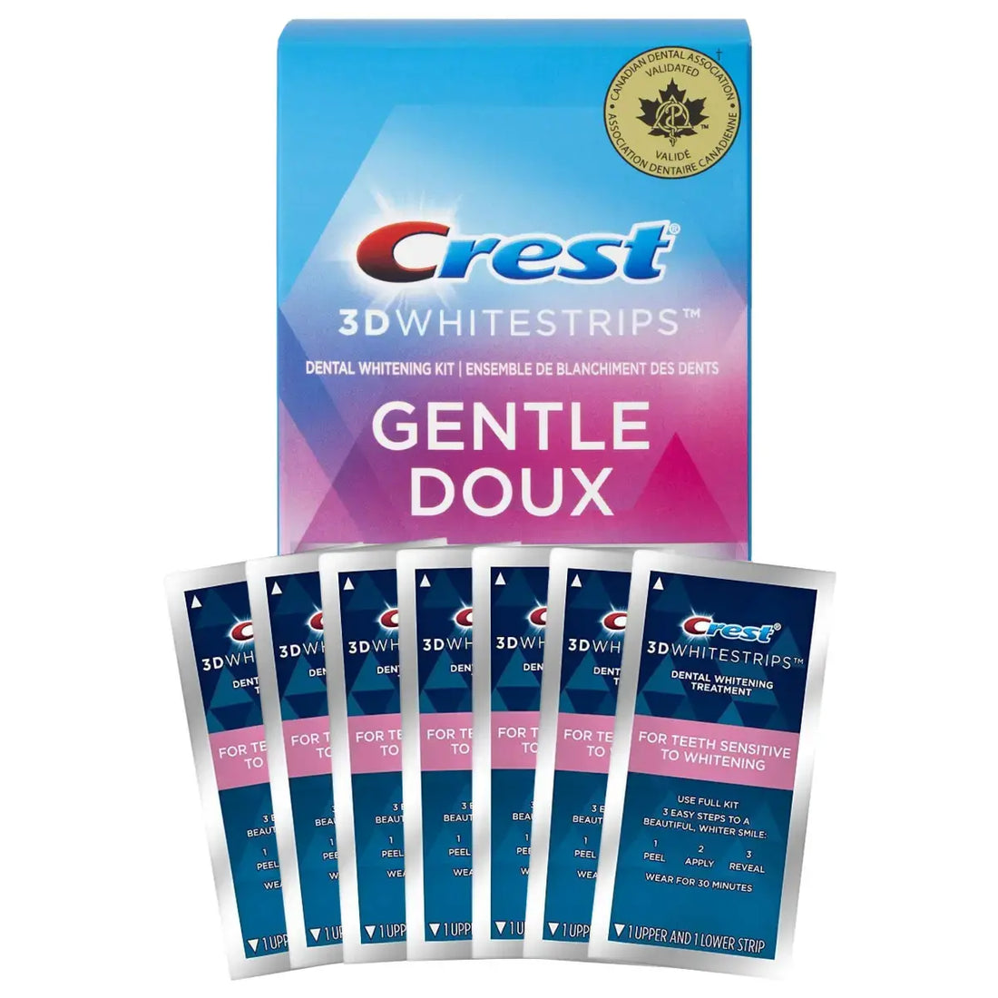 Paski Wybielające Crest Gentle Doux Whitestrips