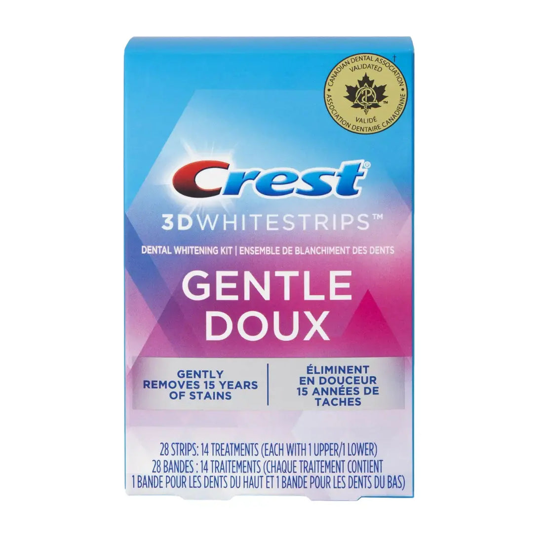 Paski Wybielające Crest Gentle Doux Whitestrips