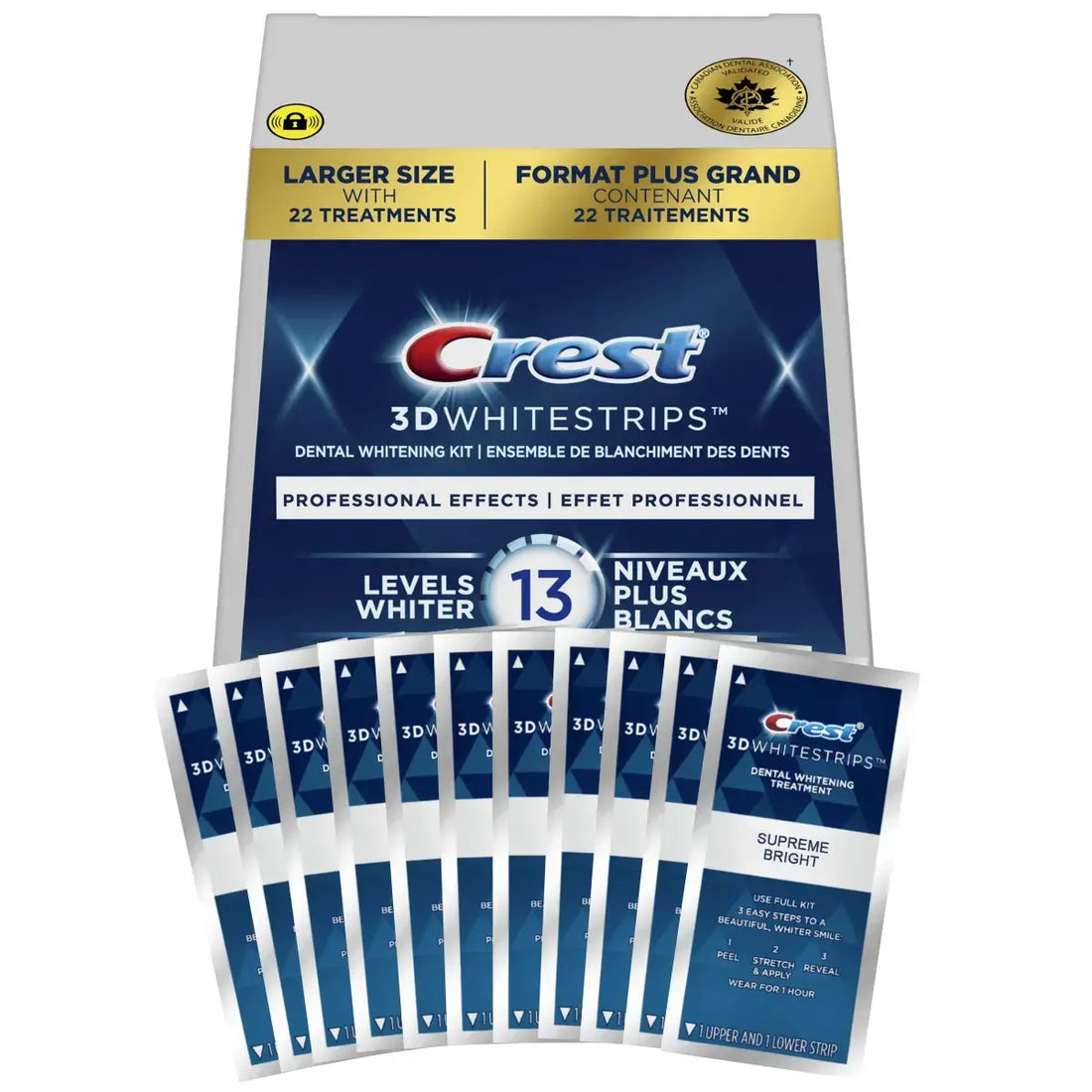 Paski Wybielające Crest Professional Effects 13 Levels Whiter Whitestrips