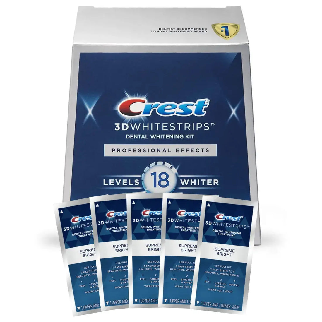 Paski Wybielające Crest Professional-Level 18 Whitestrips