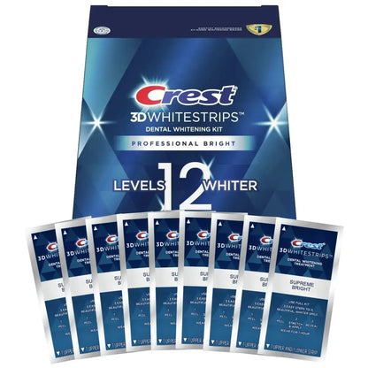 Paski Wybielające Crest 3D Whitestrips Professional Bright 12 Levels Whiter