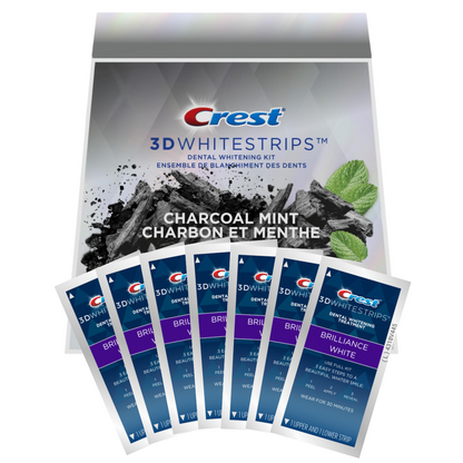 Paski Wybielające Crest Brilliance White Charcoal Mint Whitestrips