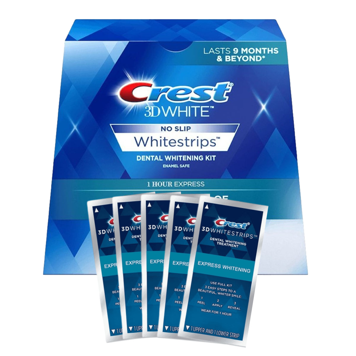 Paski Wybielający Crest 3D Whitestrips 1 Hour Express