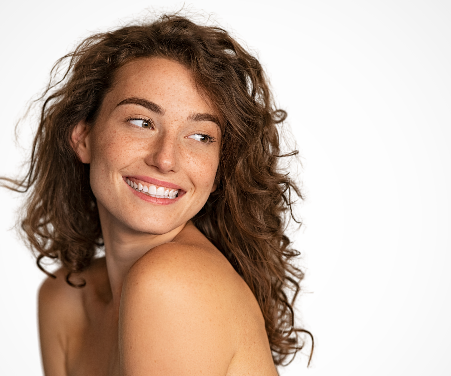 Uśmiechnięta kobieta — zdjęcie wizerunkowe do banera sklepu Smilumin