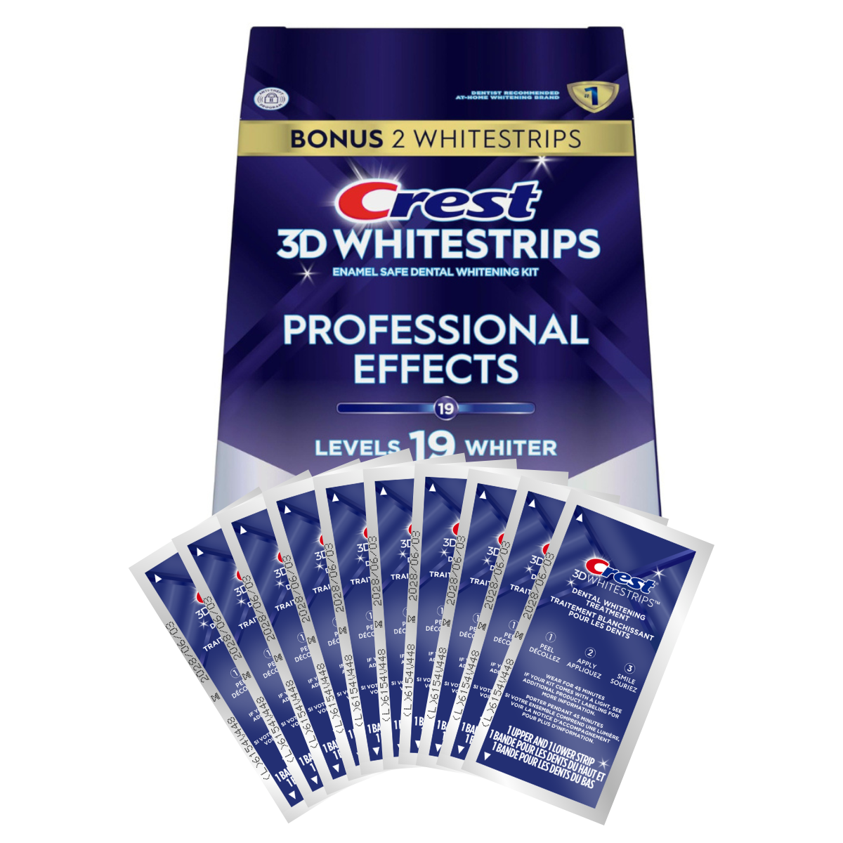 Paski Wybielające Crest For Professional-Level Whitening