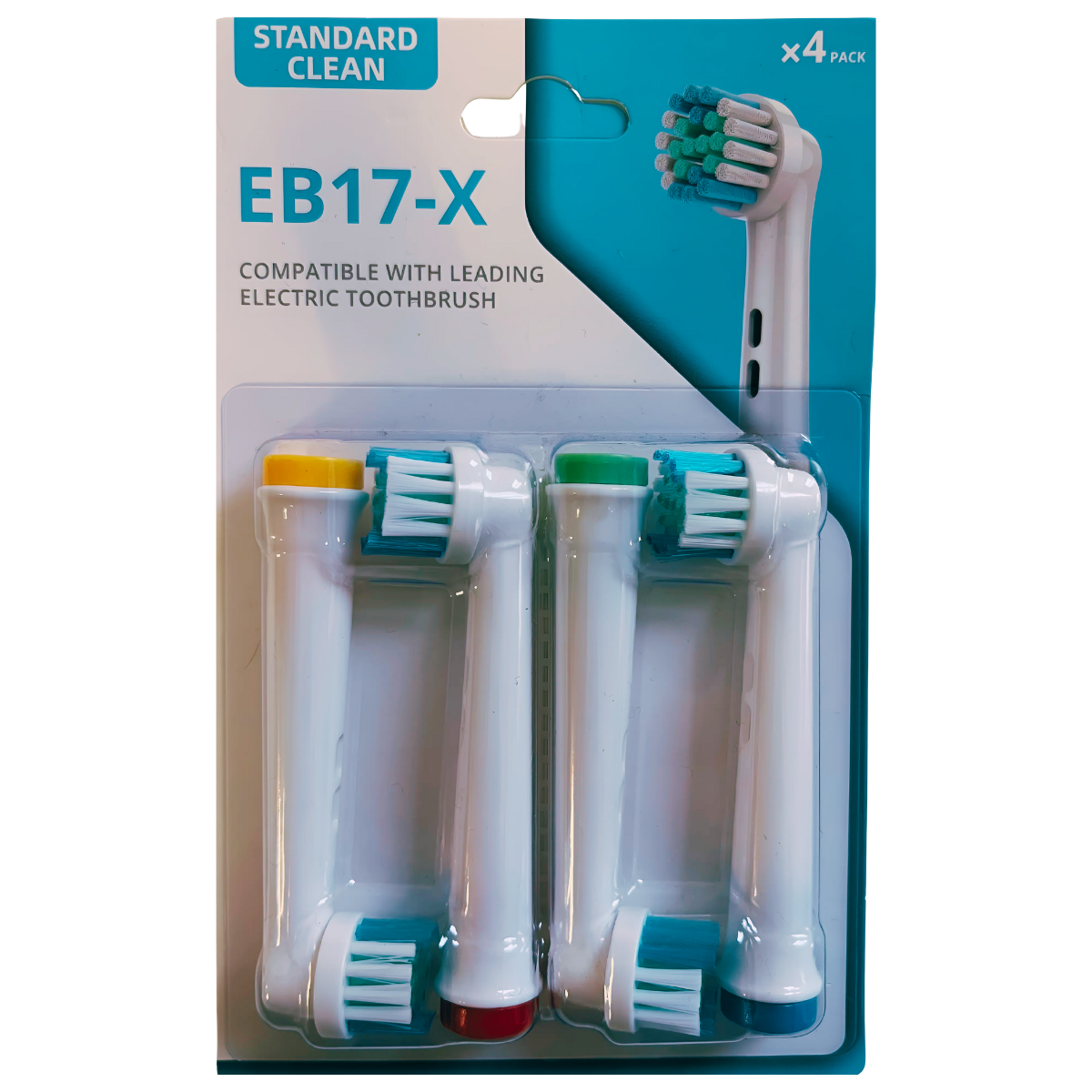 Zestaw 8 Zamiennych Końcówek Braun Oral-B 4x EB17-X &amp; 4x SB-17A