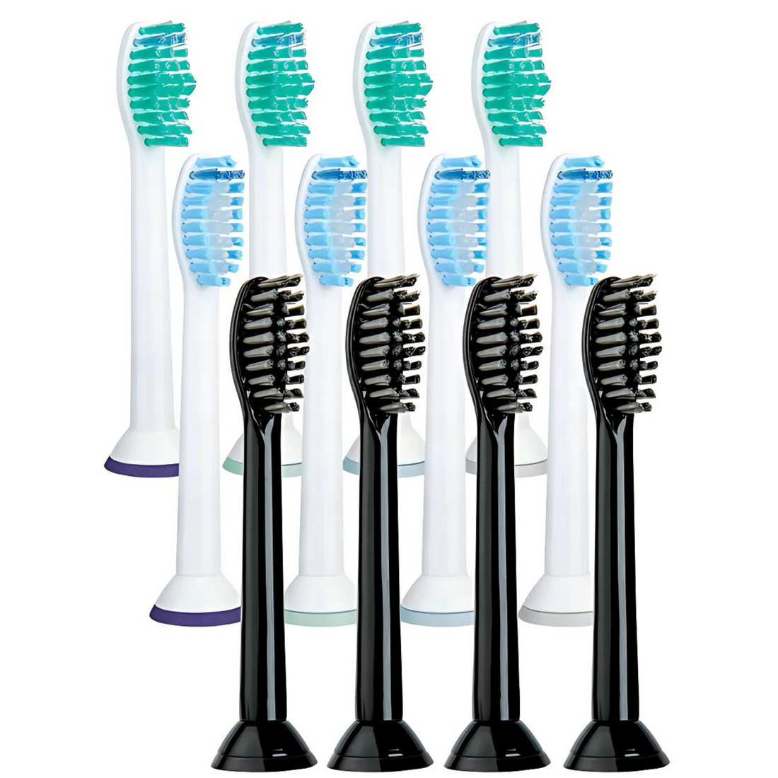 Zestaw 12 Końcówek Zamiennych Do Szczoteczek Philips Sonicare - HX6014/HX6054