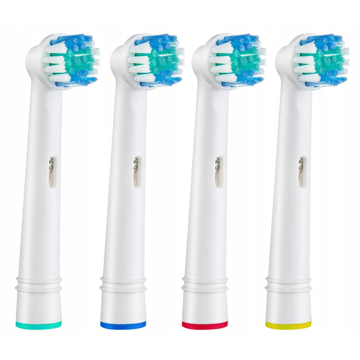 Zestaw 8 Końcówek Zamiennych Do Szczoteczek Braun Oral-B - EB17-P Białe &amp; Czarne